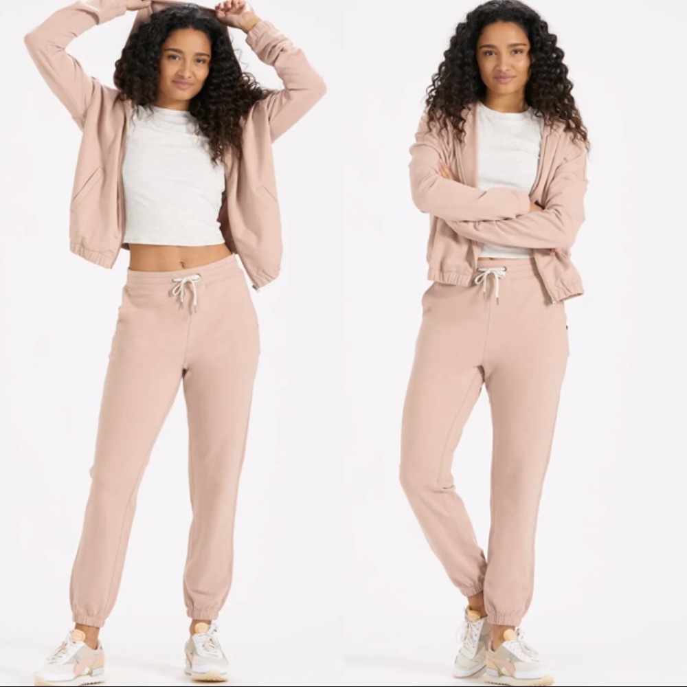 NWOT Vuori Hoodie & Sweatpants SET Dogwood Pink
